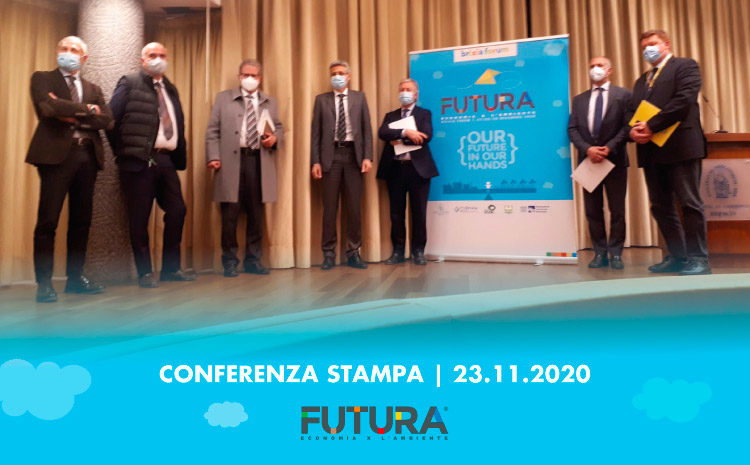  Oggi si è tenuta la conferenza stampa di FUTURA. ECONOMIA PER L’AMBIENTE.