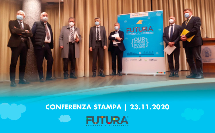  Oggi si è tenuta la conferenza stampa di FUTURA. ECONOMIA PER L'AMBIENTE.
