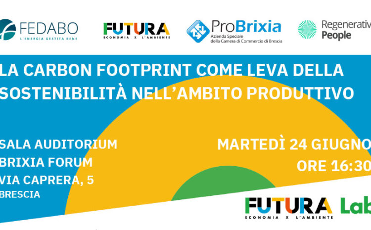  LA CARBON FOOTPRINT COME LEVA DELLA SOSTENIBILITÀ NELL’AMBITO PRODUTTIVO